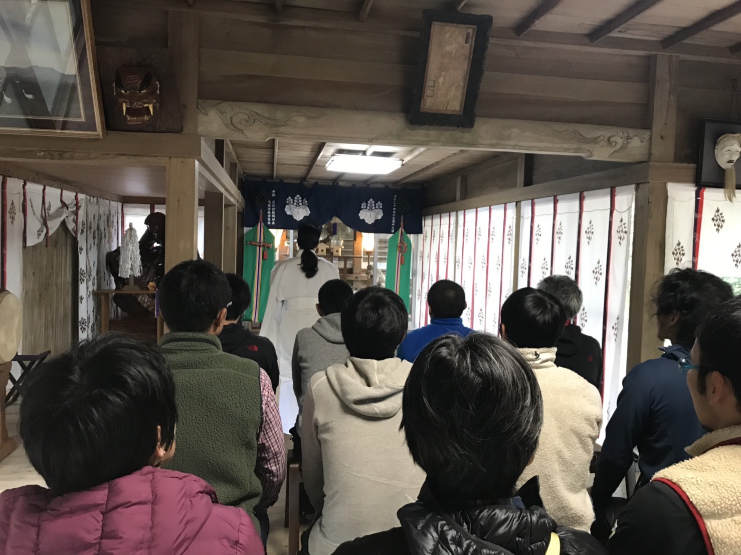 益救神社で祈祷