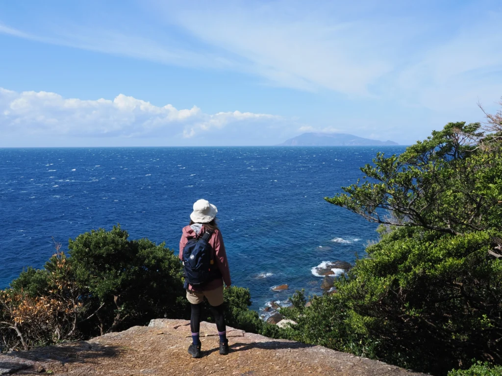 口永良部島を眺める