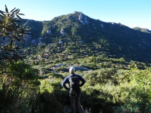 黒味岳を眺める